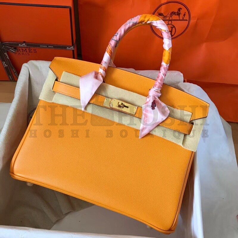 H**me5 Yellow Birkin 30cm Epsom Handmade Bag Master Quality