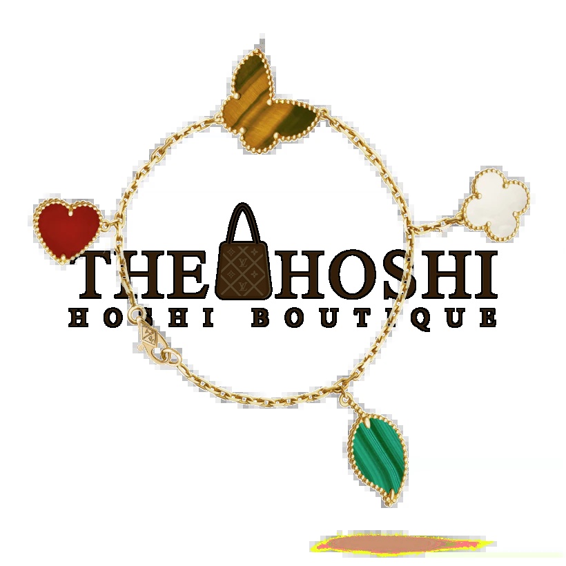 V*n Cl**f & Arpels Flower Bracelet, Lucky Alhambra bracelet, 4 motifs Master Quality