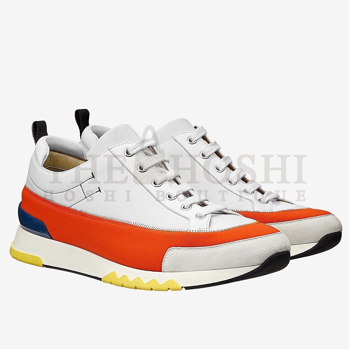 H**me5 White/Orange Rapid Sneakers Master Quality