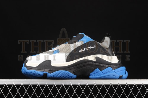 Ba1en*iaga Triple S Sneakers Light Grey/Black/Dark Blue Master Quality