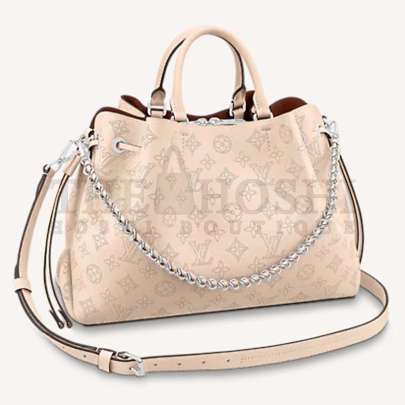 L0vis Vvtt0n LV Women Bella Tote Crème Beige Mahina Perforated Calfskin Calf Master Quality