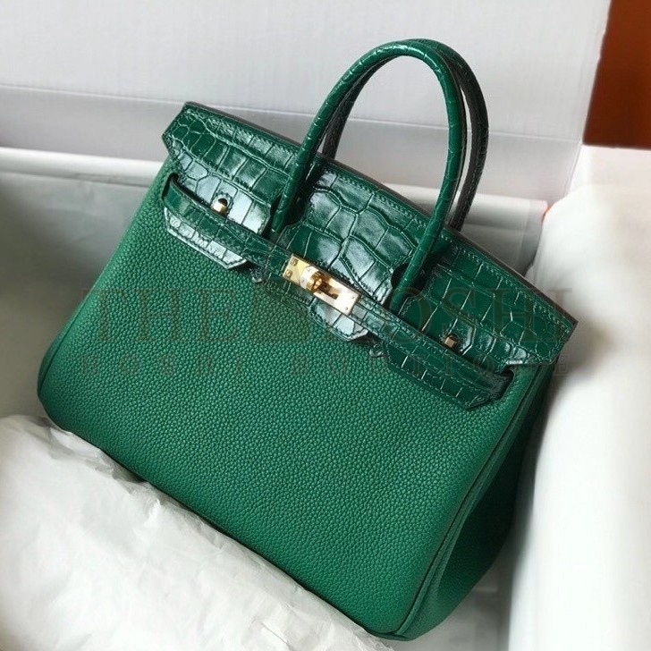 H**me5 Touch Birkin 25cm Limited Edition Green Bag Master Quality