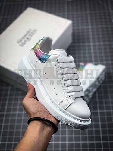 A1exa*der Mcqv*en Sole Sneakers White/White/Colorful Master Quality