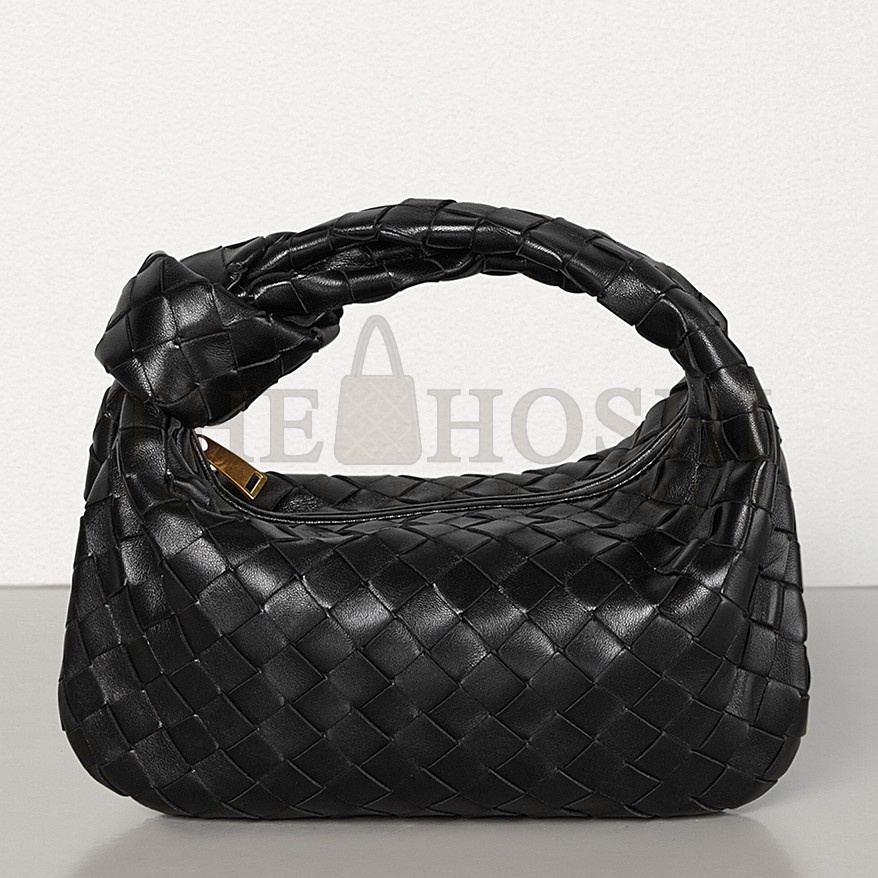 B0tt*ga Ven*ta Mini BV Jodie Bag In Black Woven Leather Master Quality