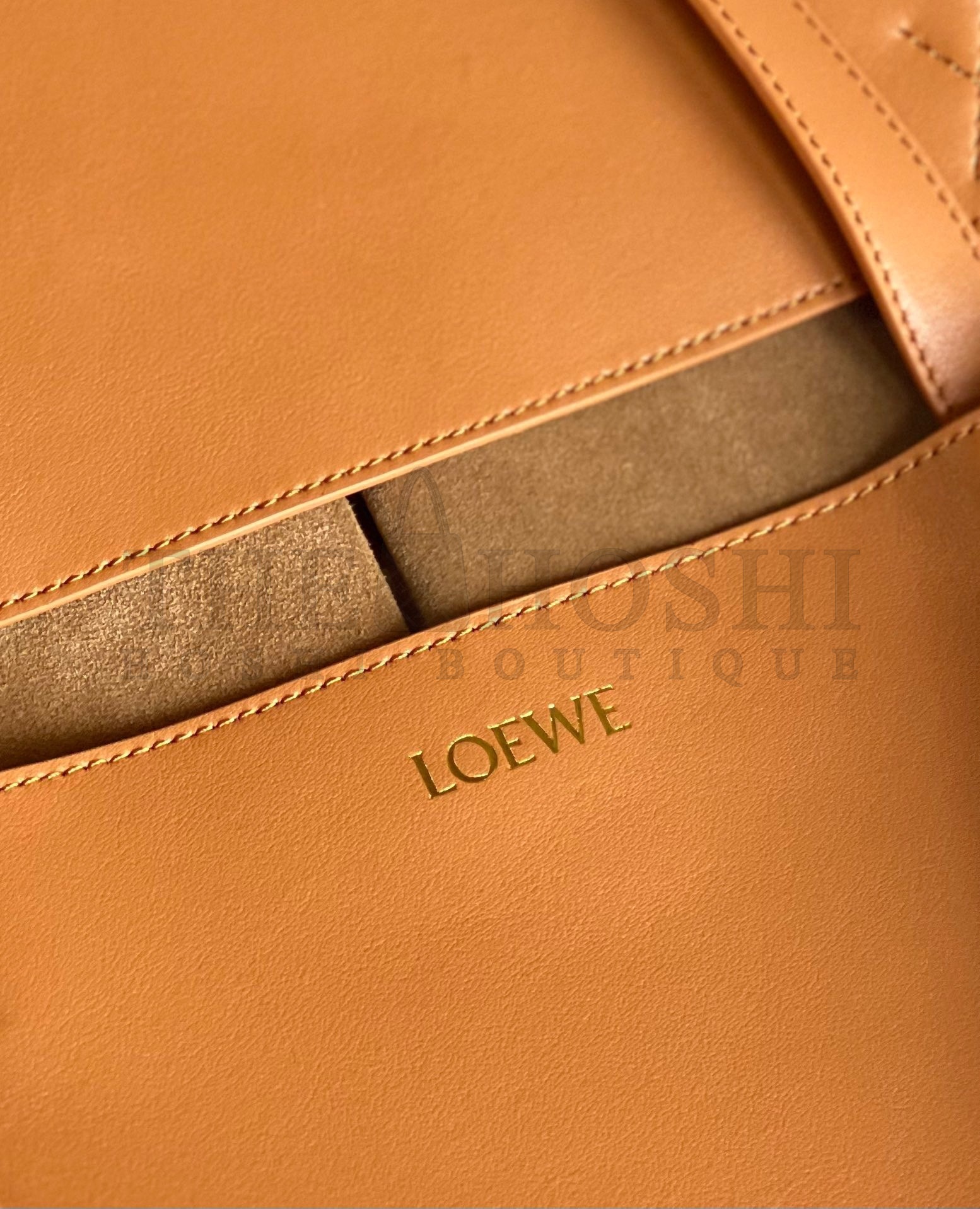 L0ew* Large Puzzle Fold Tote Bag in Tan Calfskin Master Quality