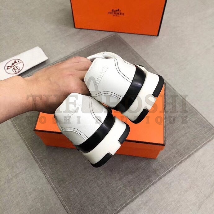 H**me5 Trail Sneakers In White Calfskin Master Quality