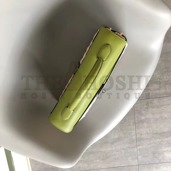 H**me5 Green Picnic Kelly 35cm Wicker Bag Master Quality