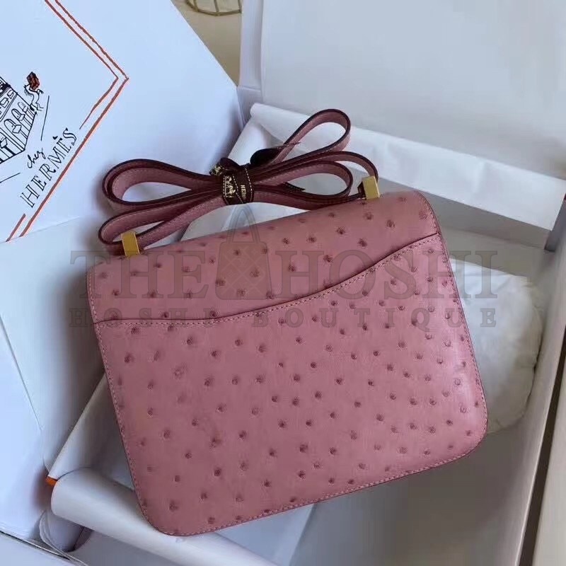 H**me5 Terre Cutie Ostrich Constance 24cm Bag Master Quality