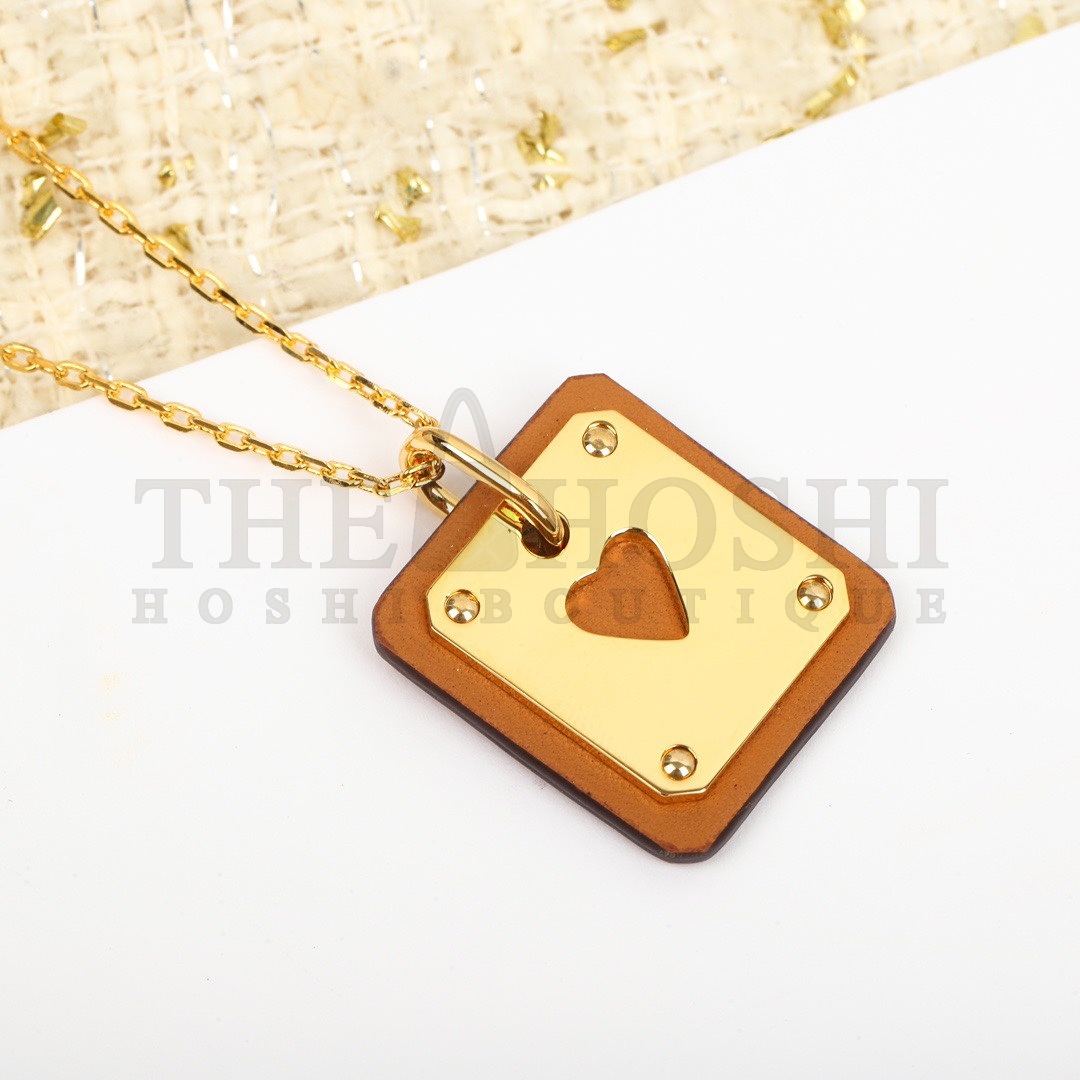 H**me5 Card Necklace with Cowhide Leather Master Quality
