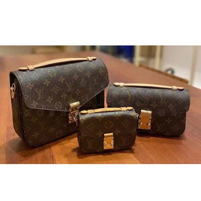 L0vis Vvtt0n LV Women Micro Metis Bag Monogram Coated Canvas Cowhide Leather Master Quality