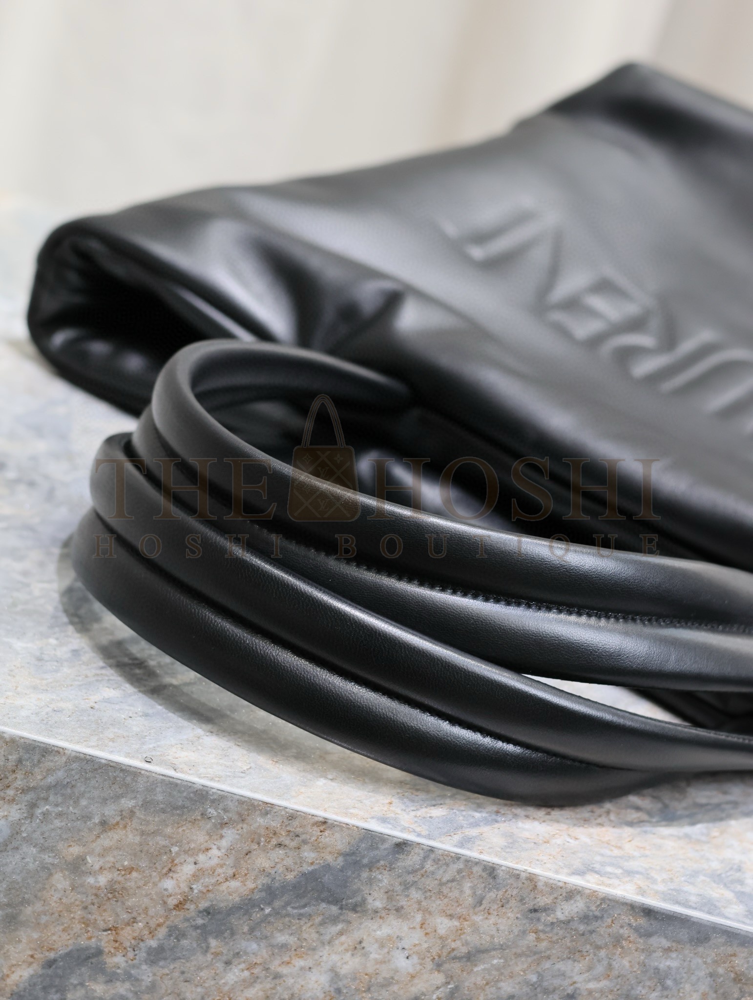 Sa1nt Lau*nt Wide Puffer Tote Bag in Black Nappa Lambskin Master Quality