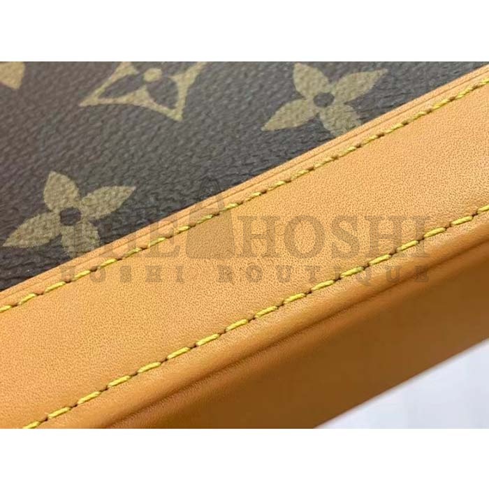 L0vis Vvtt0n LV Women Nano Alma Handbag Monogram Coated Canvas Natural Cowhide Leather Master Quality