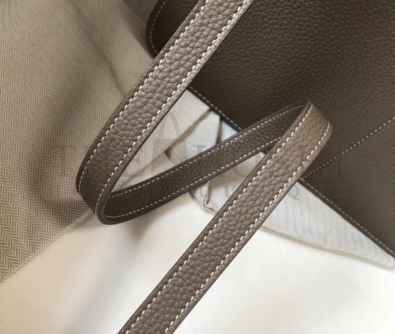 H**me5 Halzan Bag In Etoupe Clemence Leather Master Quality