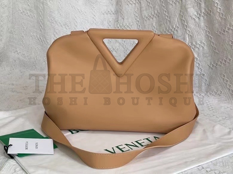 B0tt*ga Ven*ta Medium Point Top Handle Bag In Beige Leather Master Quality