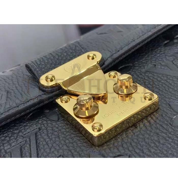 L0vis Vvtt0n LV Women Wallet On Chain Métis Black Monogram Empreinte Embossed S*pple Grained Cowhide Leather Master Quality