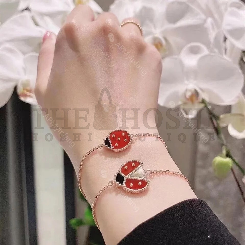V*n Cl**f & Arpels Ladybug Bracelet Replica, Lucky Spring bracelet Master Quality