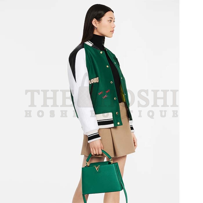 L0vis Vvtt0n LV Women Capucines BB Handbag Emeraude Green Taurillon Leather Master Quality