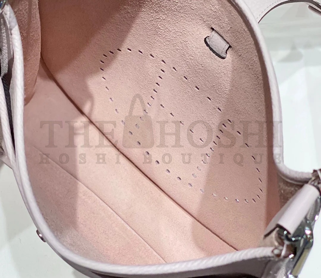 H**me5 Evelyne III 29 Bag in Mauve Pale Clemence Leather Master Quality