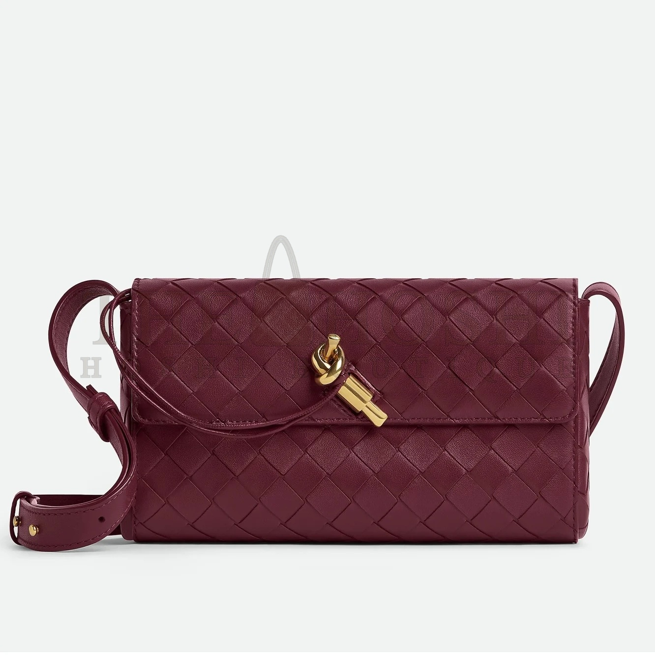 B0tt*ga Ven*ta Mini Andiamo Cross-Body Bag in Barolo Intrecciato Lambskin Master Quality