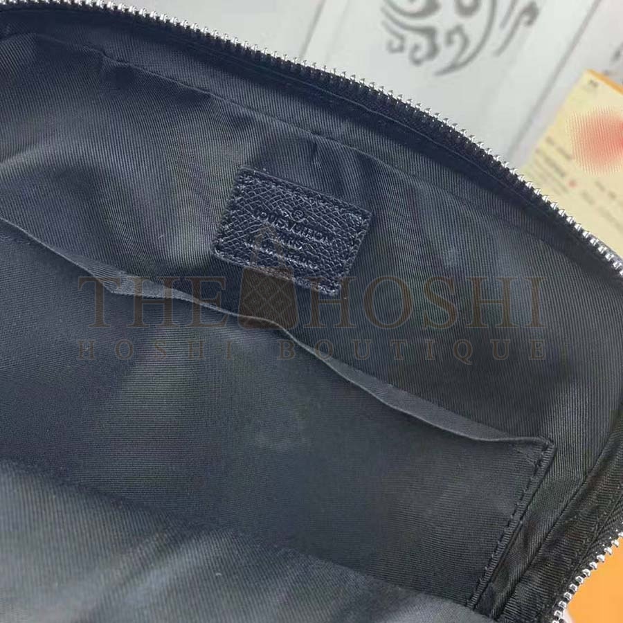 L0vis Vvtt0n LV Men Alex Messenger Bag in Taiga Cowhide Leather-Black Master Quality