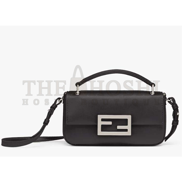 F**di Women FF Baguette Phone Pouch Black Silk Pouch Master Quality