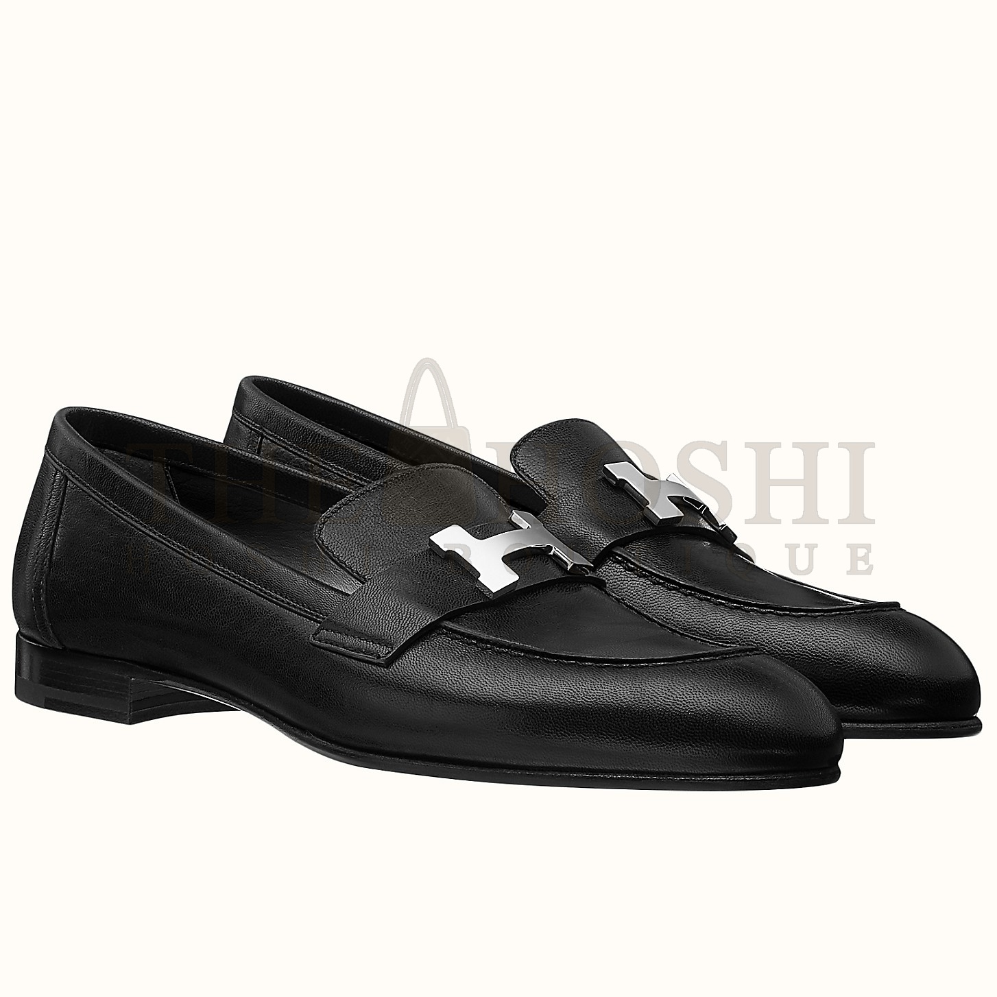 H**me5 Women's Paris Loafers In Noir Goatskin Master Quality