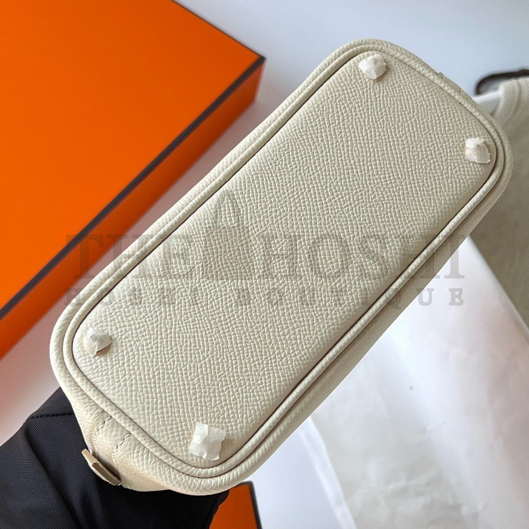 H**me5 Bolide 1923 Mini Handmade Bag In Craie Epsom Calfskin Master Quality