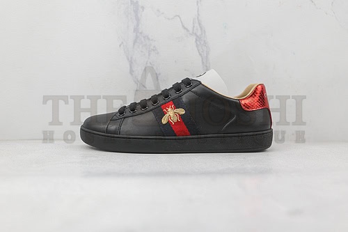 Gvc*1 Ace Embroidered Low-Top Sneakers Black/Red/White Master Quality