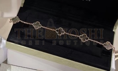 V*n Cl**f bracelet---rose gold chain Master Quality