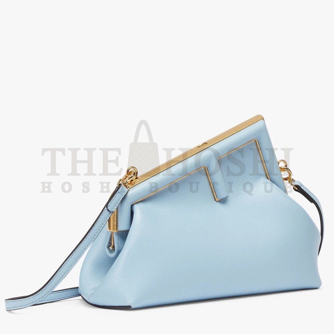 F**di First Small Bag In Light Blue Nappa Leather Master Quality