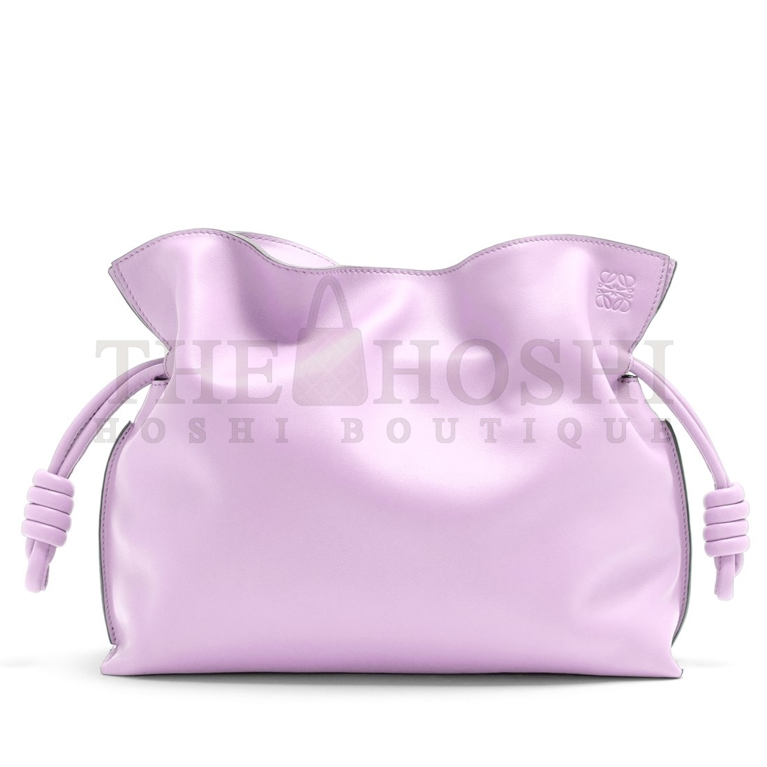 L0ew* Flamenco Clutch Bag In Bloom Orchid Calfskin Master Quality