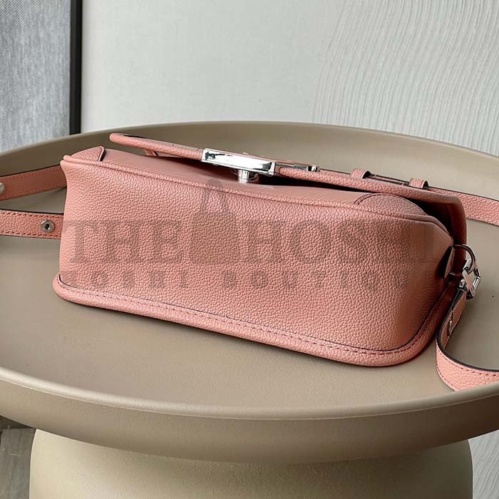 L0vis Vvtt0n LV Women Buci Crossbody Light Pink Epi Grained Smooth Cowhide Leather Master Quality