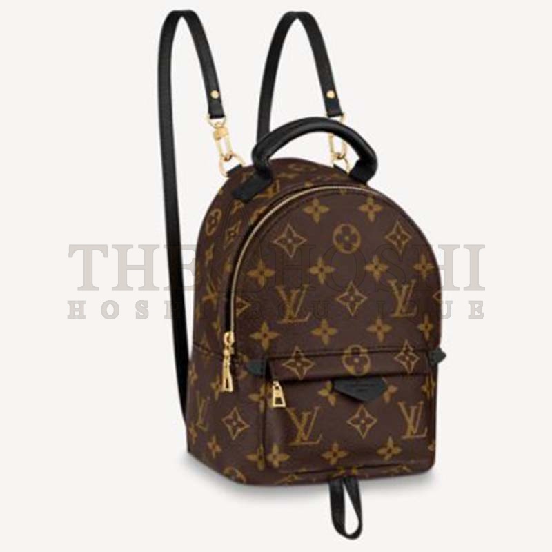 L0vis Vvtt0n LV Unisex Palm Springs Mini Monogram Coated Canvas Textile Lining Master Quality
