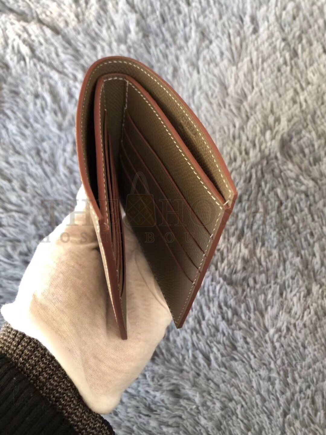 H**me5 Taupe MC² Copernic Compact Wallet Master Quality