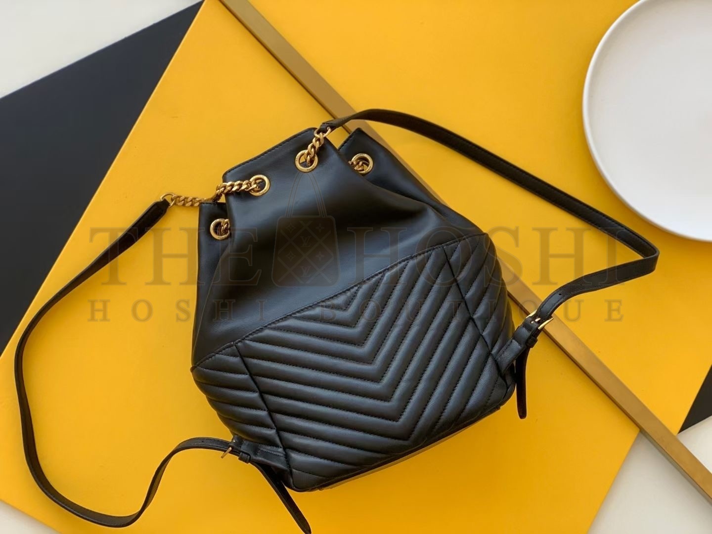 Sa1nt Lau*nt Joe Backpack In Black Lambskin Master Quality