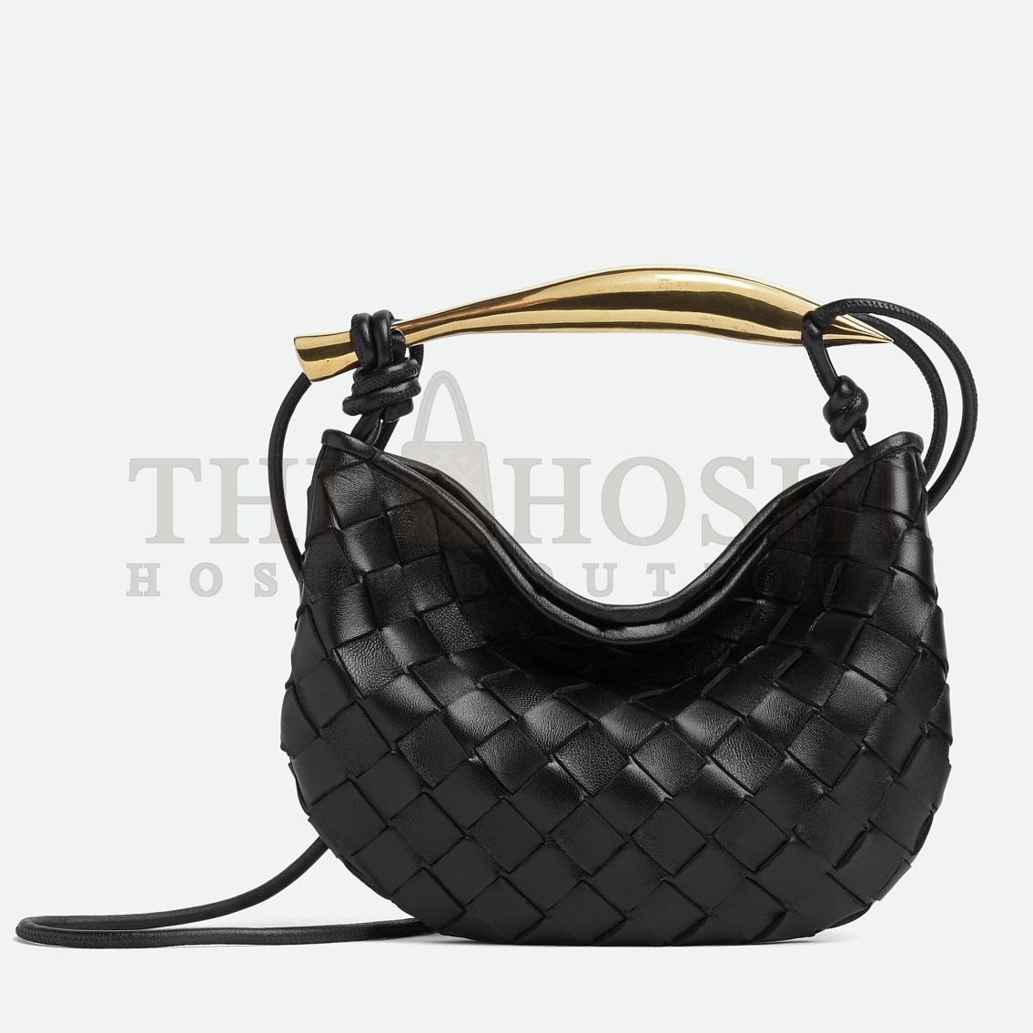 B0tt*ga Ven*ta Sardine Mini Bag In Black Intrecciato Lambskin Master Quality