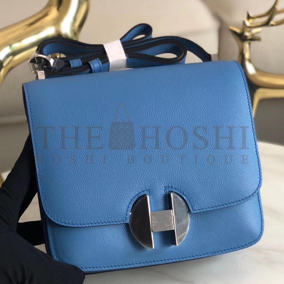 H**me5 2002 20cm Bag In Blue Paradise Evercolor Calfskin Master Quality
