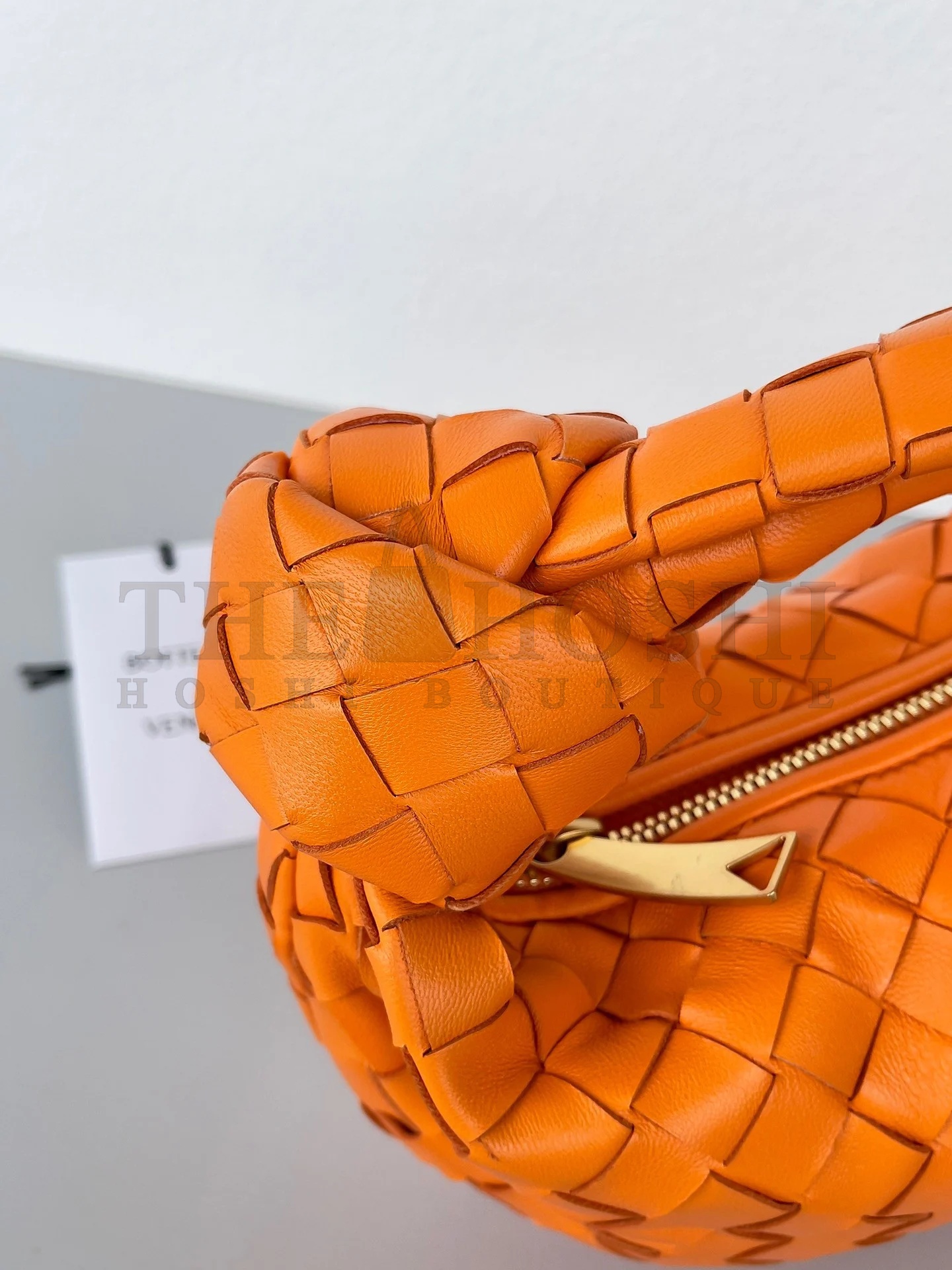 B0tt*ga Ven*ta BV Jodie Mini Bag In Orange Intrecciato Lambskin Master Quality