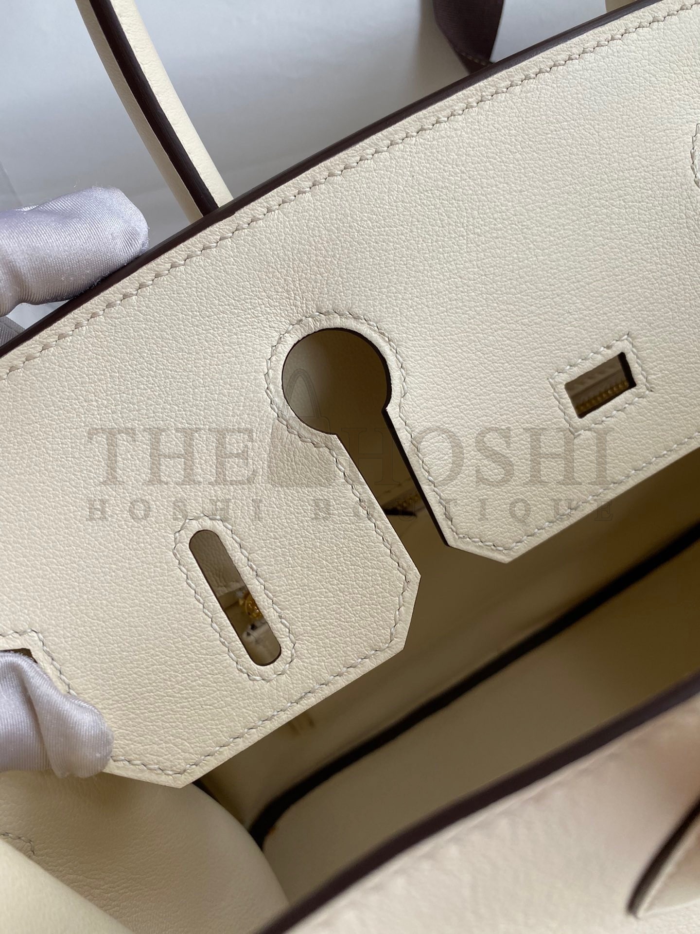 H**me5 Birkin 30 Retourne Handmade Bag In Nata Swift Leather Master Quality