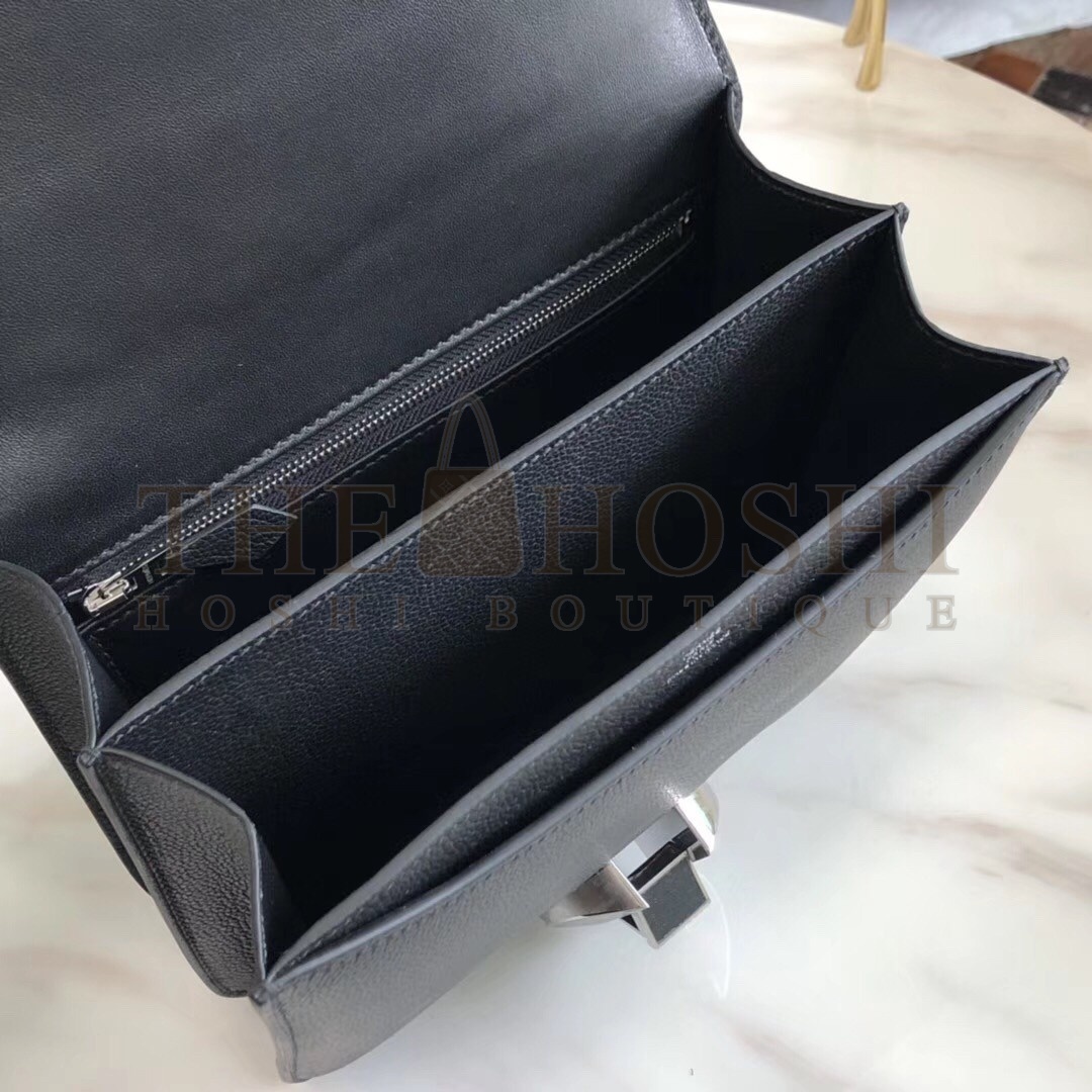 H**me5 2002 20cm Bag In Noir Evercolor Calfskin Master Quality