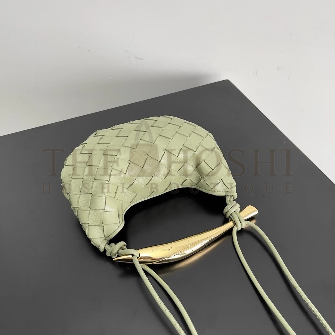 B0tt*ga Ven*ta Sardine Mini Bag in Travertine Intrecciato Lambskin Master Quality