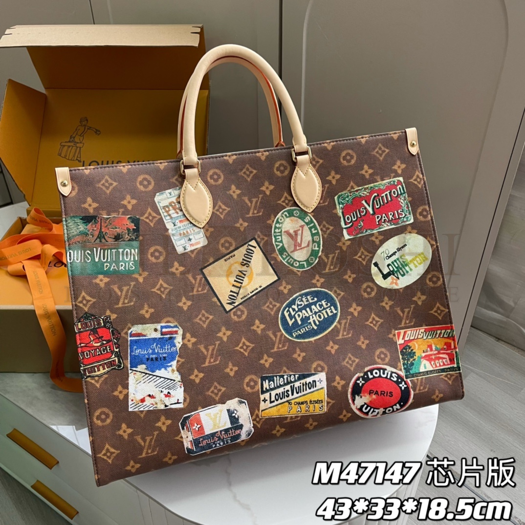 LV OnTheGo Voyage tote Dimension: 43 x 33 x 18.5cm Master Quality