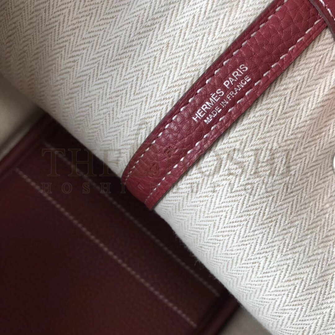 H**me5 Ruby Clemence Garden Party 30cm Handmade Bag Master Quality