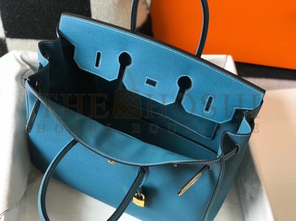 H**me5 Blue Jean Clemence Birkin 35cm Bag Master Quality