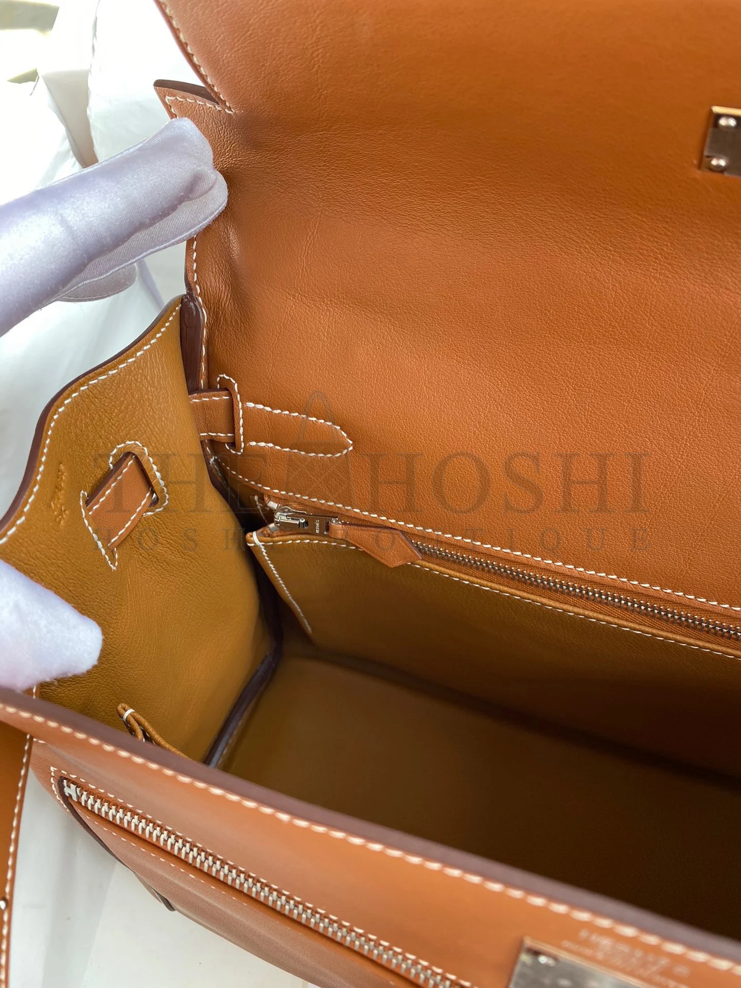 H**me5 Kelly Lakis 32 Handmade Bag In Gold Swift Calfskin Master Quality