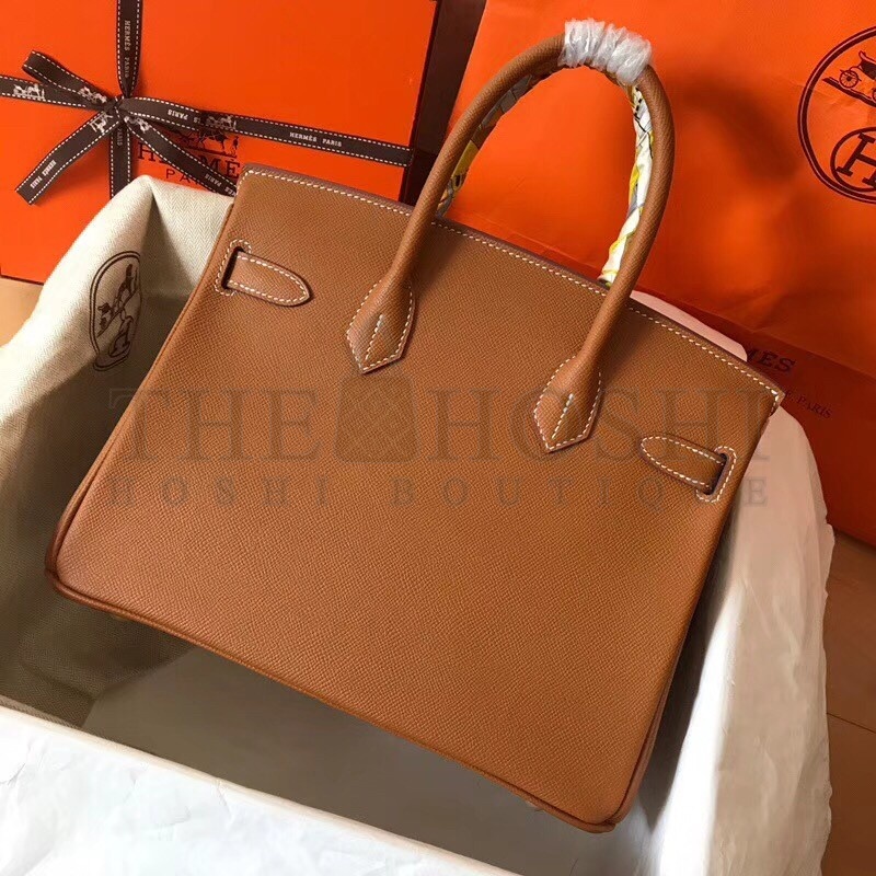 H**me5 Gold Birkin 30cm Epsom Handmade Bag Master Quality