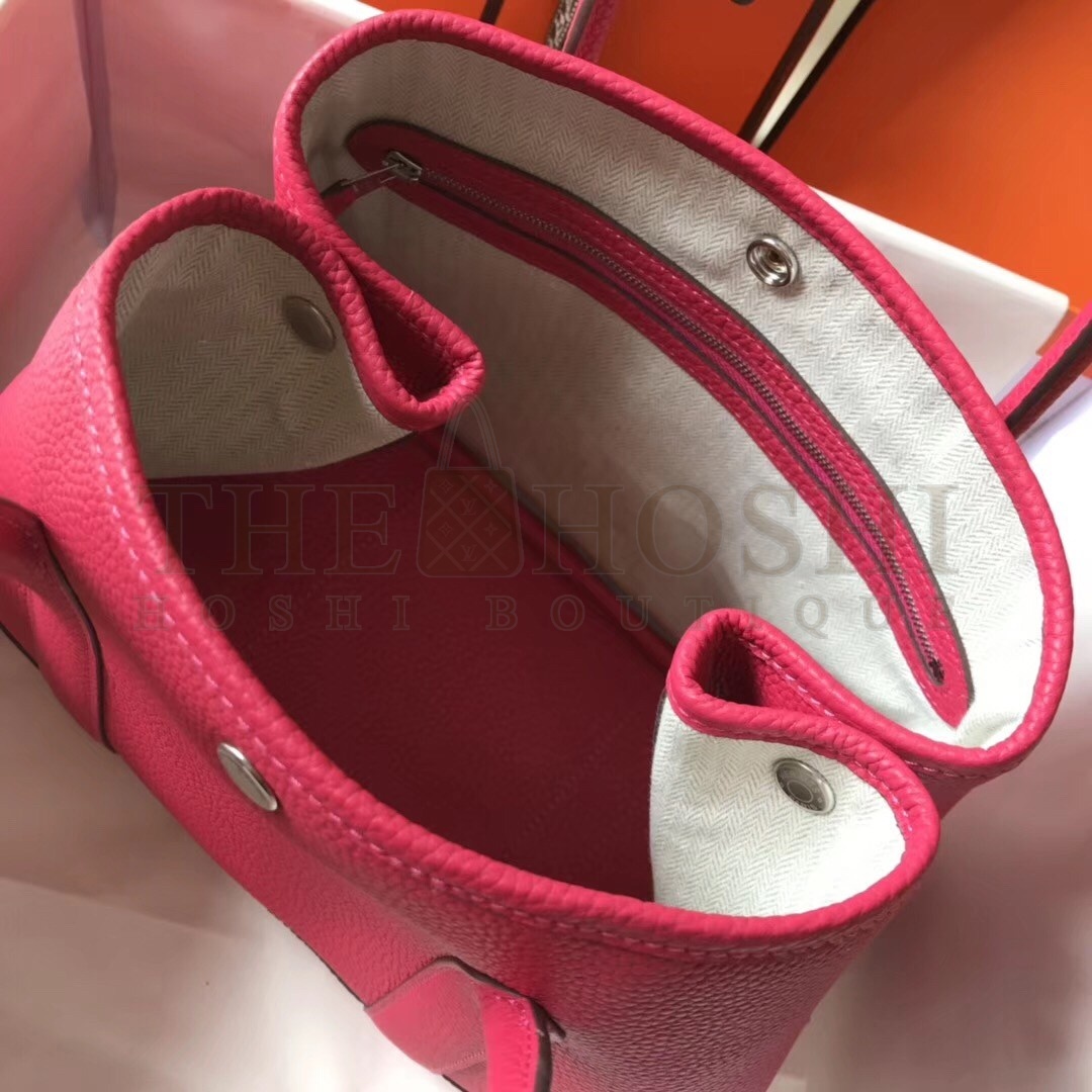 H**me5 Rose Red Clemence Garden Party 30cm Handmade Bag Master Quality