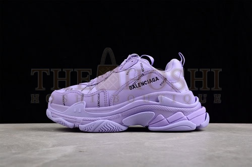 Ba1en*iaga Triple S Sneakers Purple/Purple/Black Master Quality