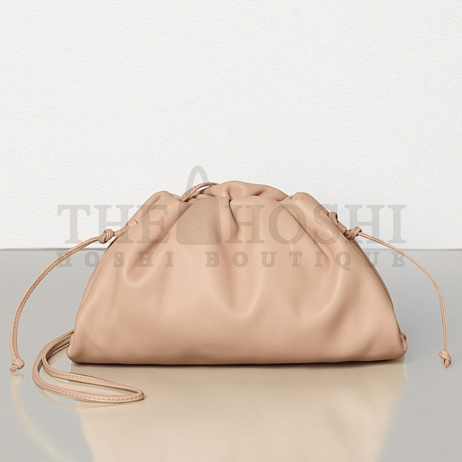 B0tt*ga Ven*ta Pouch Mini Bag In Beige Calfskin Master Quality