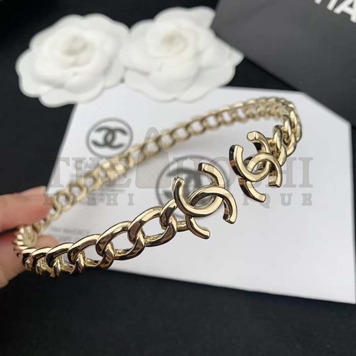 Ch**el Women CC Bracelet Metal Gold Ruthenium Master Quality